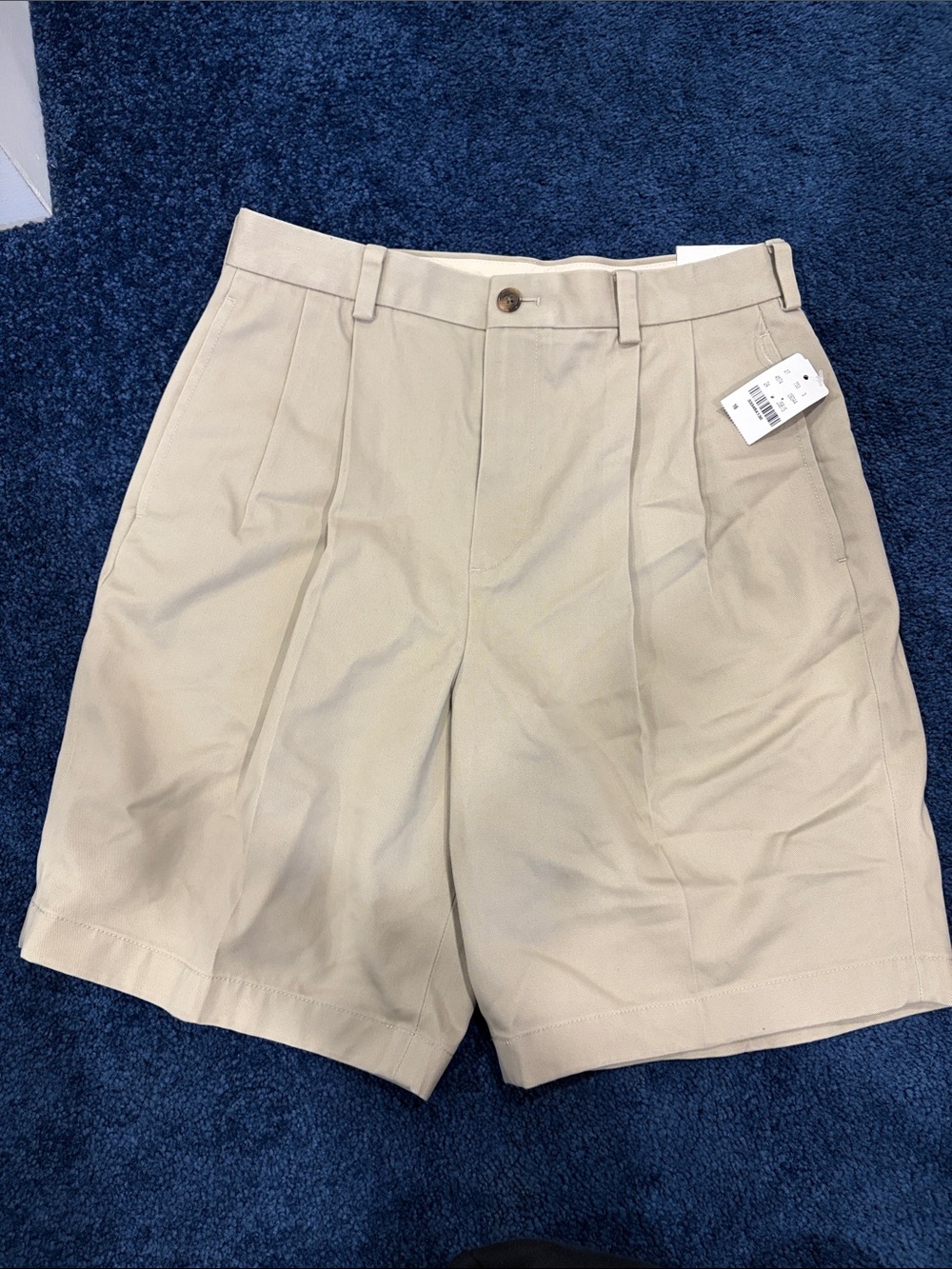Brooks Brothers Khaki Pleated Boys' Shorts